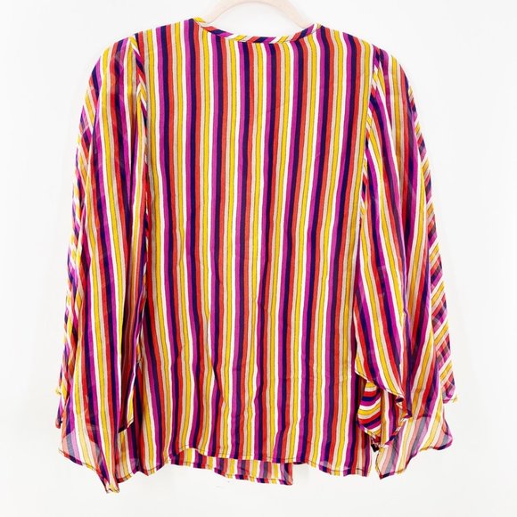 Trina Turk Women's Striped La Paz Blouse NWT - Picture 5 of 11